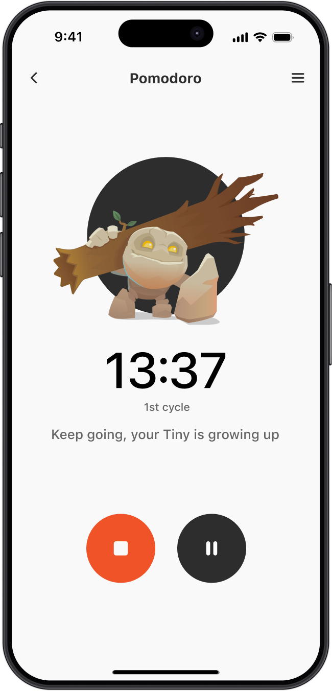 Tiny — pomodoro-таймер